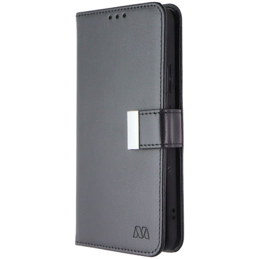 MyBat MyJacket Wallet Case for Samsung Galaxy (S22+) - Black Leather