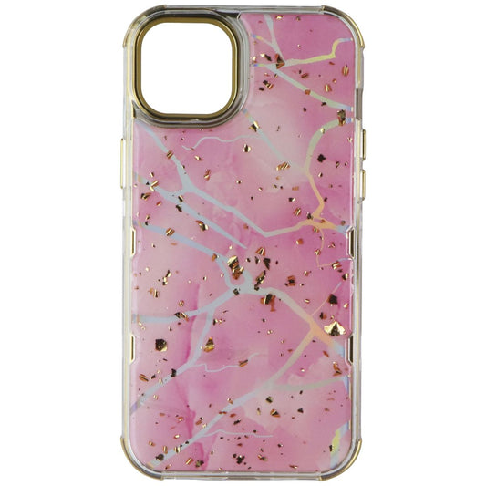 MyBat Pro Tuff Series Case for Apple iPhone 14 Plus- Pink Marbling / Gold Cell Phone - Cases, Covers & Skins MyBat Pro - Simple Cell Bulk Wholesale Pricing - USA Seller