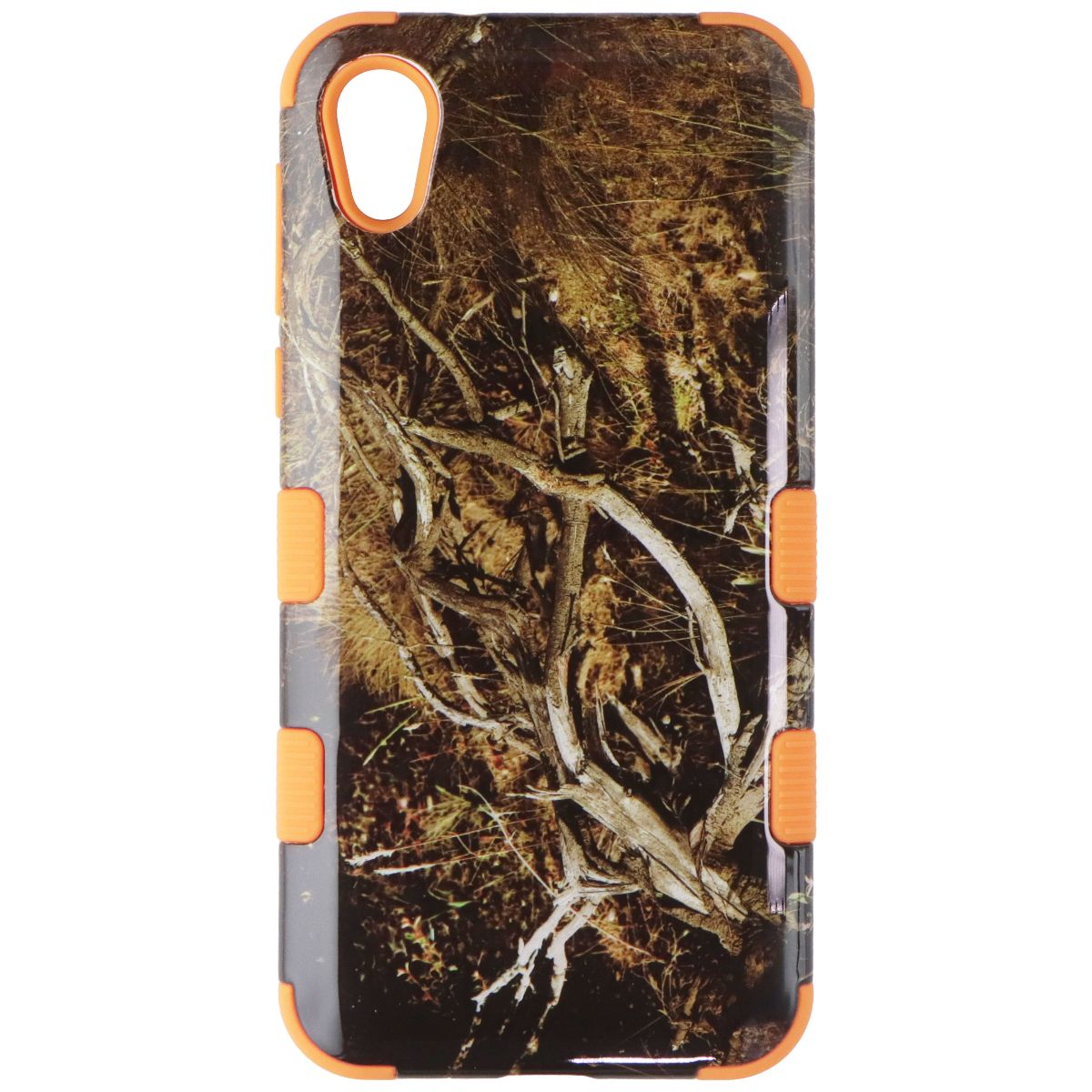 MyBat Tuff Hybrid Series Case for Motorola Moto E6 - Camo/Orange Cell Phone - Cases, Covers & Skins MyBat - Simple Cell Bulk Wholesale Pricing - USA Seller