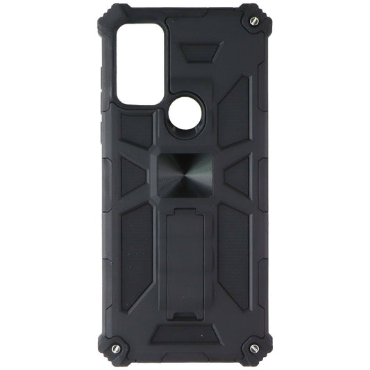 MyBat Sturdy Hybrid Case with Kickstand for Motorola Moto G Play (2023) - Black Cell Phone - Cases, Covers & Skins MyBat Pro - Simple Cell Bulk Wholesale Pricing - USA Seller