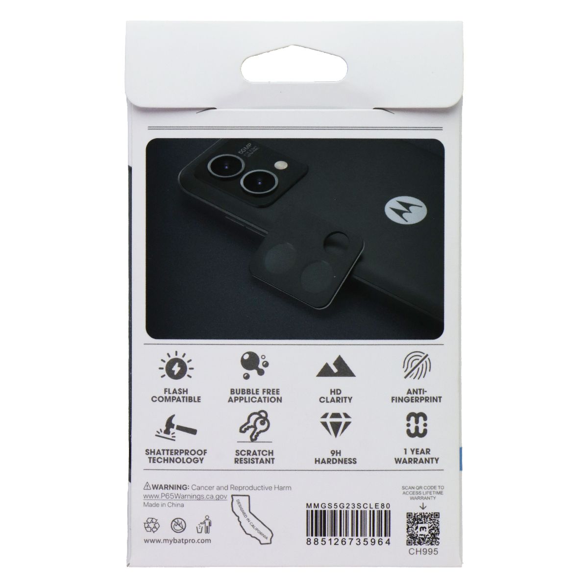 MyBat Camera Lens Protector Glass for Motorola Moto G Stylus 5G (2023) Cell Phone - Screen Protectors MyBat - Simple Cell Bulk Wholesale Pricing - USA Seller