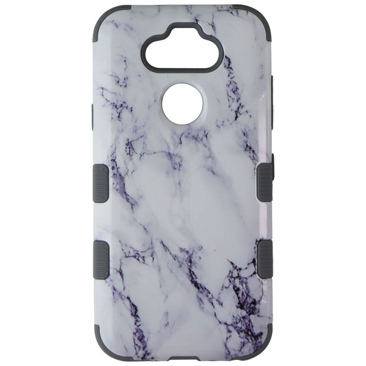 MyBat TUFF Dual Layer Case for LG K31 / Aristo 5 / Fortune 3 - White Marble Cell Phone - Cases, Covers & Skins MyBat - Simple Cell Bulk Wholesale Pricing - USA Seller