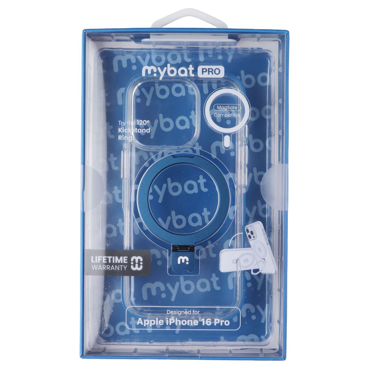 MyBat Pro Lure Series Kickstand Case for MagSafe for Apple iPhone 16 Pro - Blue
