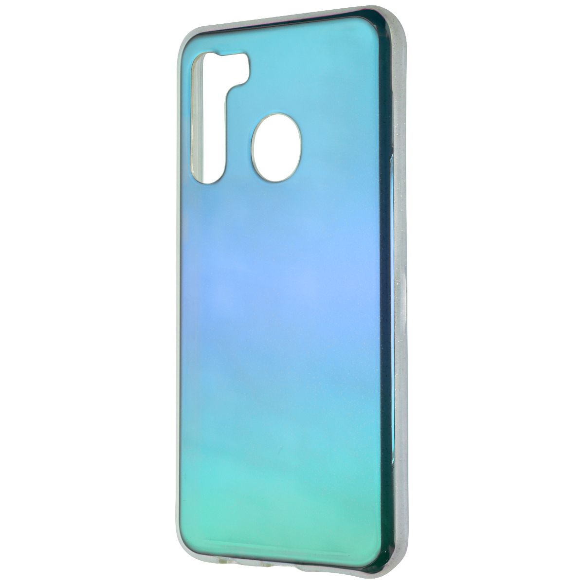 MyBat Premium Case for Samsung Galaxy A21 - Blue Sparkle Cell Phone - Cases, Covers & Skins MyBat - Simple Cell Bulk Wholesale Pricing - USA Seller