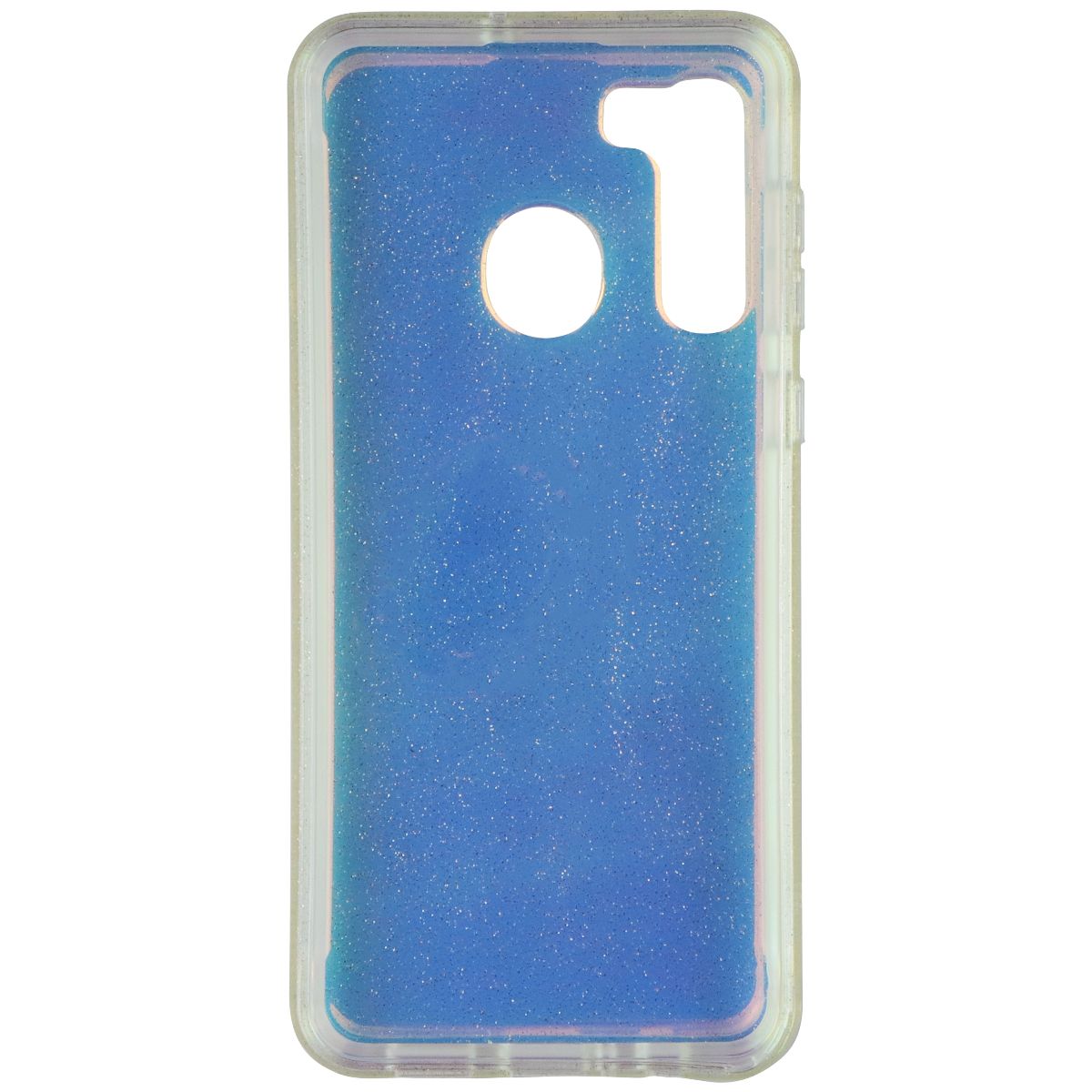 MyBat Premium Case for Samsung Galaxy A21 - Blue Sparkle Cell Phone - Cases, Covers & Skins MyBat - Simple Cell Bulk Wholesale Pricing - USA Seller