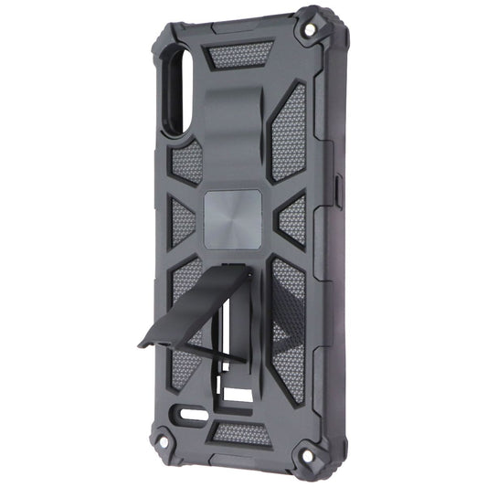 MyBat Rugged Kickstand Case for LG K22 - Black / Black Cell Phone - Cases, Covers & Skins MyBat - Simple Cell Bulk Wholesale Pricing - USA Seller