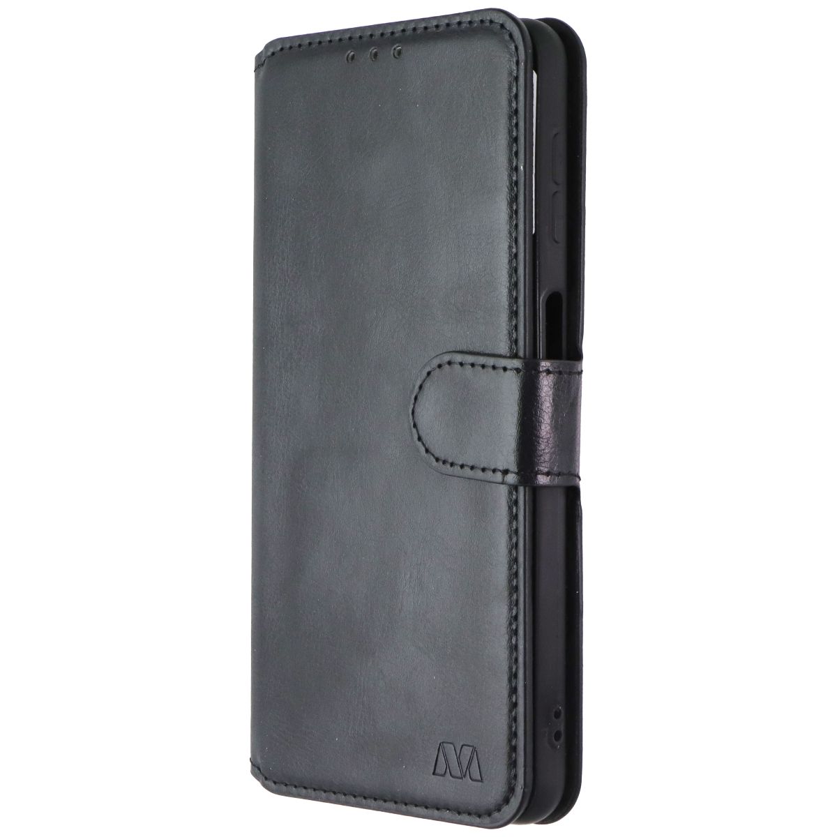 Mybat MyJacket Wallet Case for Samsung Galaxy A32 5G - Black Leather Cell Phone - Cases, Covers & Skins MyBat - Simple Cell Bulk Wholesale Pricing - USA Seller