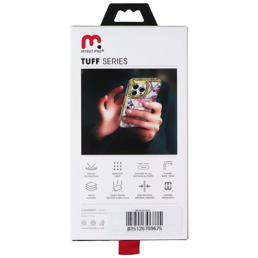 MyBat Pro Tuff Series Hard Case for iPhone 14 Pro - Cream/Shattered Iridescent