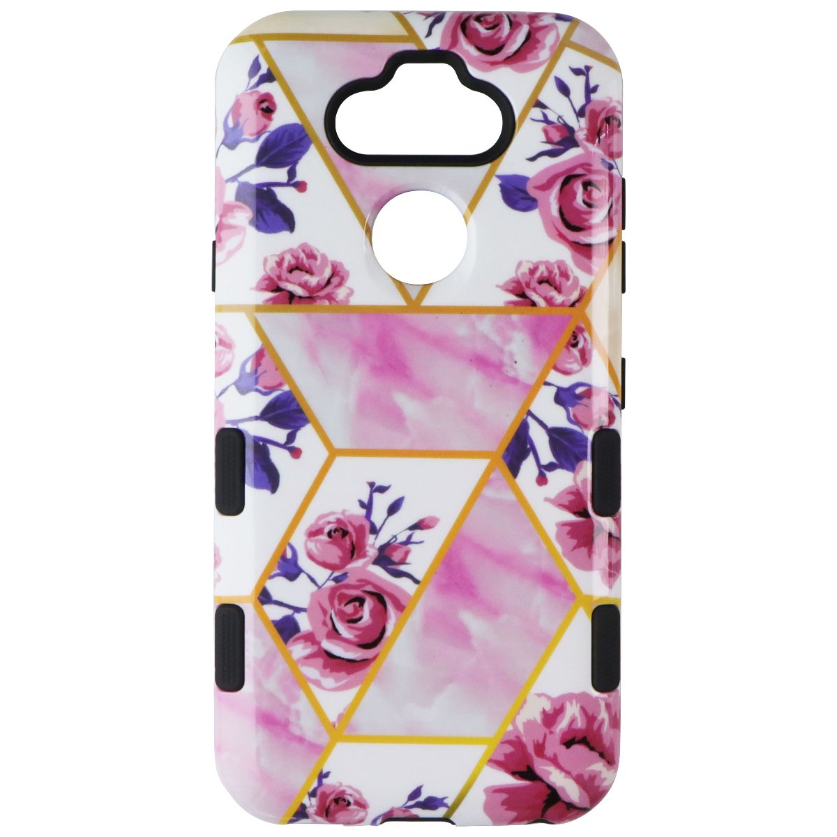 MyBat TUFF Dual Layer Case for LG K31 / Aristo 5 / Fortune 3 - Pink Geometric Cell Phone - Cases, Covers & Skins MyBat - Simple Cell Bulk Wholesale Pricing - USA Seller