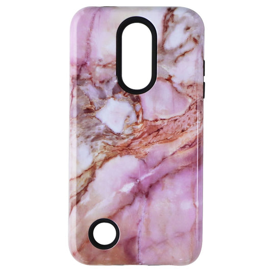 MyBat Fuse Hybrid Hard Case for LG Aristo 3/Aristo 2 - Pink/Purple Marble