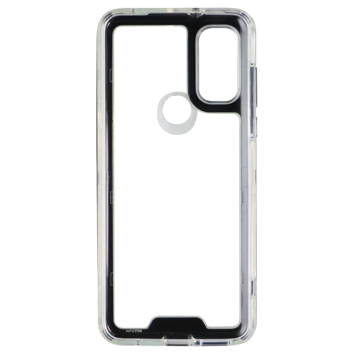 MyBat Pro Lux Series Case For Motorola Moto G Pure - Black/Clear