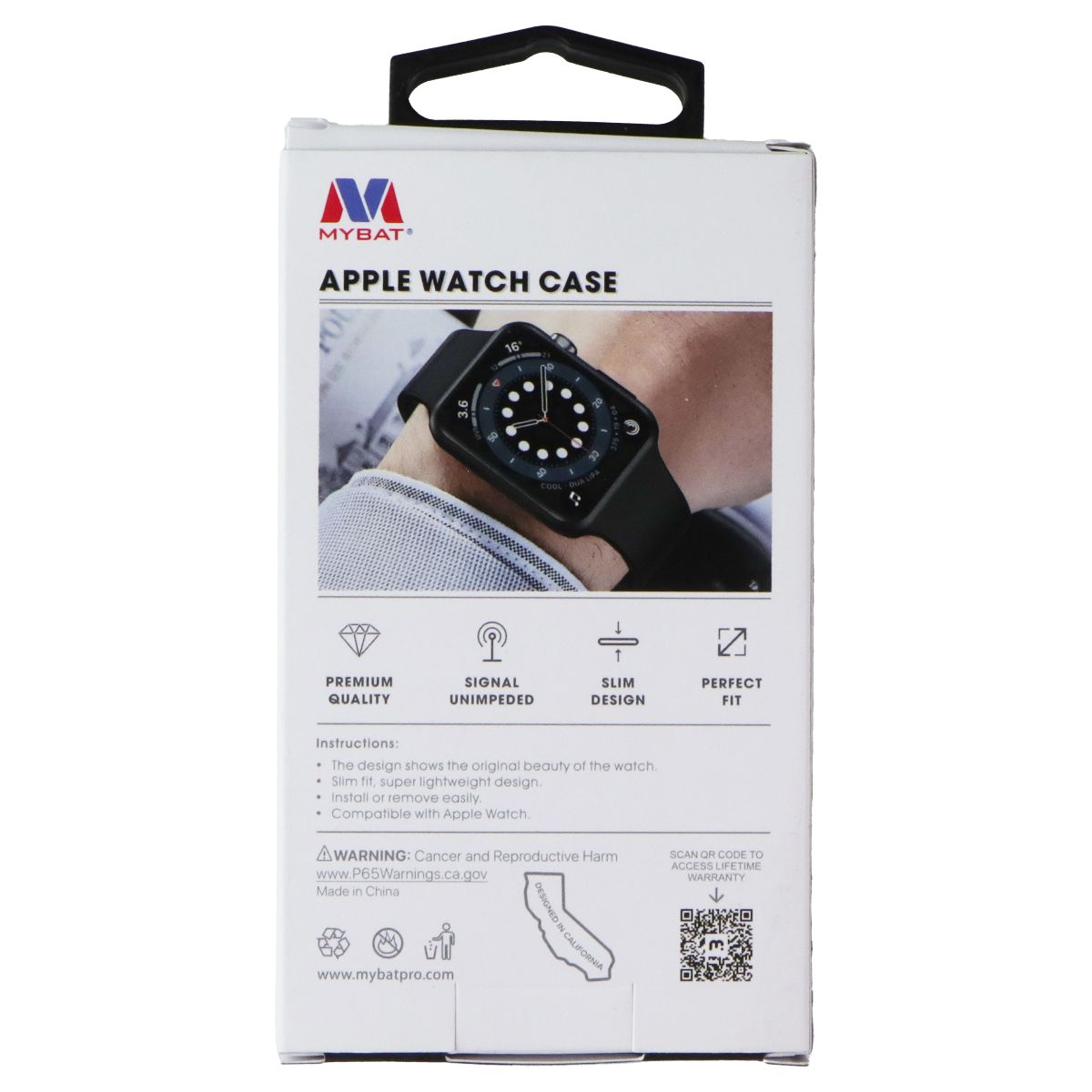 MyBat Slim Protective Case for Apple Watch 45mm – Clear Smart Watch Accessories - Smart Watch Cases MyBat - Simple Cell Bulk Wholesale Pricing - USA Seller
