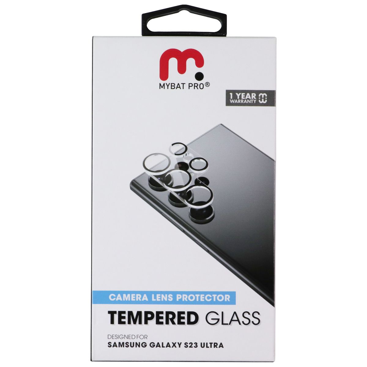 MyBat Pro Tempered Glass Lens Protector (2.5D) for Samsung Galaxy S23 Ultra