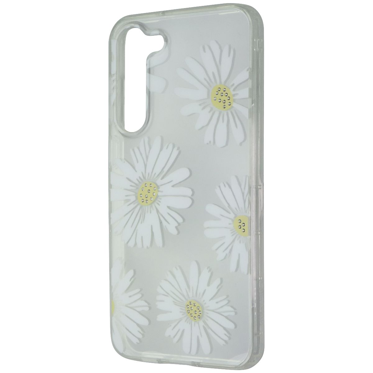MyBat Pro Mood Series Case for Samsung Galaxy S23+ (Plus) - Happy (Clear/Daisy) Cell Phone - Cases, Covers & Skins MyBat Pro - Simple Cell Bulk Wholesale Pricing - USA Seller