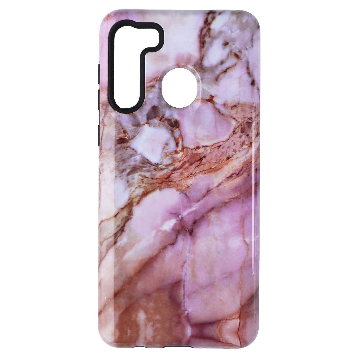 MyBat Fuse Hybrid Series Dual-Layer Case for Samsung Galaxy A21 - Pink Marble Cell Phone - Cases, Covers & Skins MyBat - Simple Cell Bulk Wholesale Pricing - USA Seller