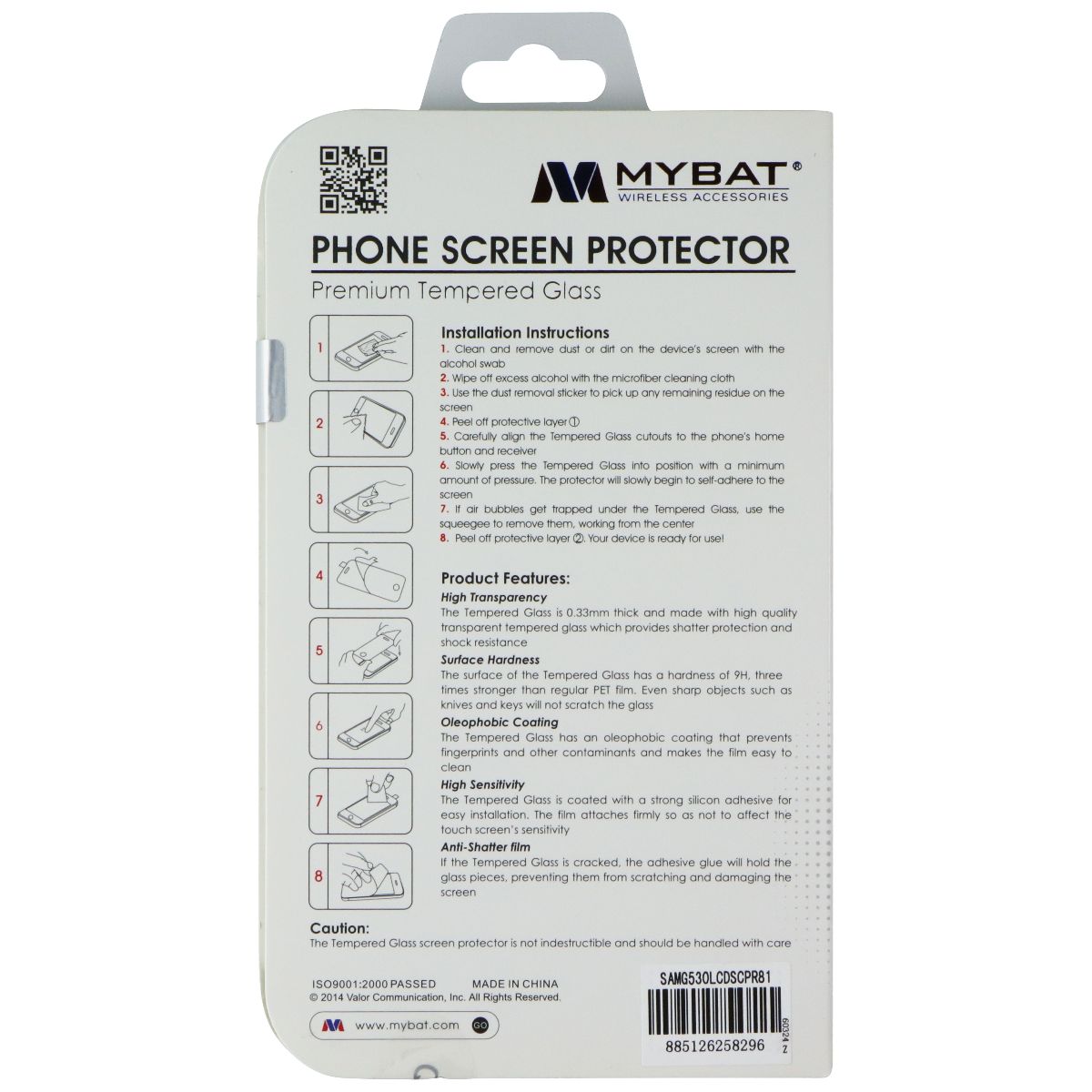 MyBat Screen Protector for Samsung G530 (Galaxy Grand Prime) - Clear Cell Phone - Screen Protectors MyBat - Simple Cell Bulk Wholesale Pricing - USA Seller