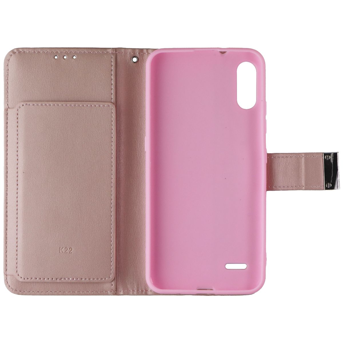 Mybat MyJacket Wallet Case for LG K22 - Pink Leather