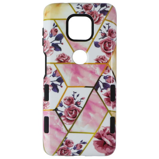 MyBat Pro TUFF Subs Series Case for Motorola Moto G Power (2021) - Marble Roses Cell Phone - Cases, Covers & Skins MyBat Pro - Simple Cell Bulk Wholesale Pricing - USA Seller