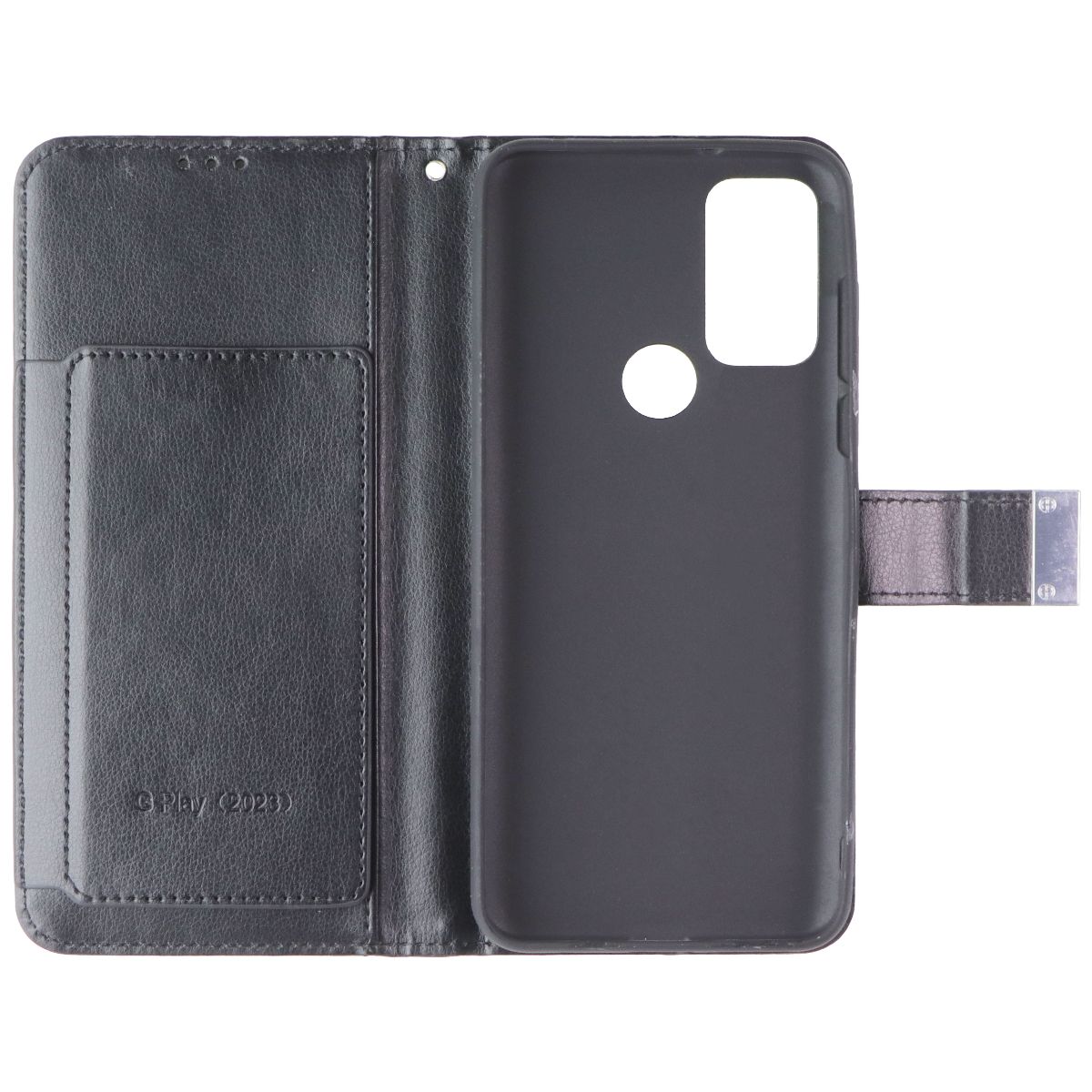 MyBat MyJacket Series Wallet for Motorola Moto G Play (2023) - Black Cell Phone - Cases, Covers & Skins MyBat - Simple Cell Bulk Wholesale Pricing - USA Seller