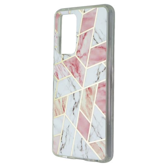 MyBat Geometric Case for Samsung Galaxy A52 5G - Pink / White Cell Phone - Cases, Covers & Skins MyBat - Simple Cell Bulk Wholesale Pricing - USA Seller