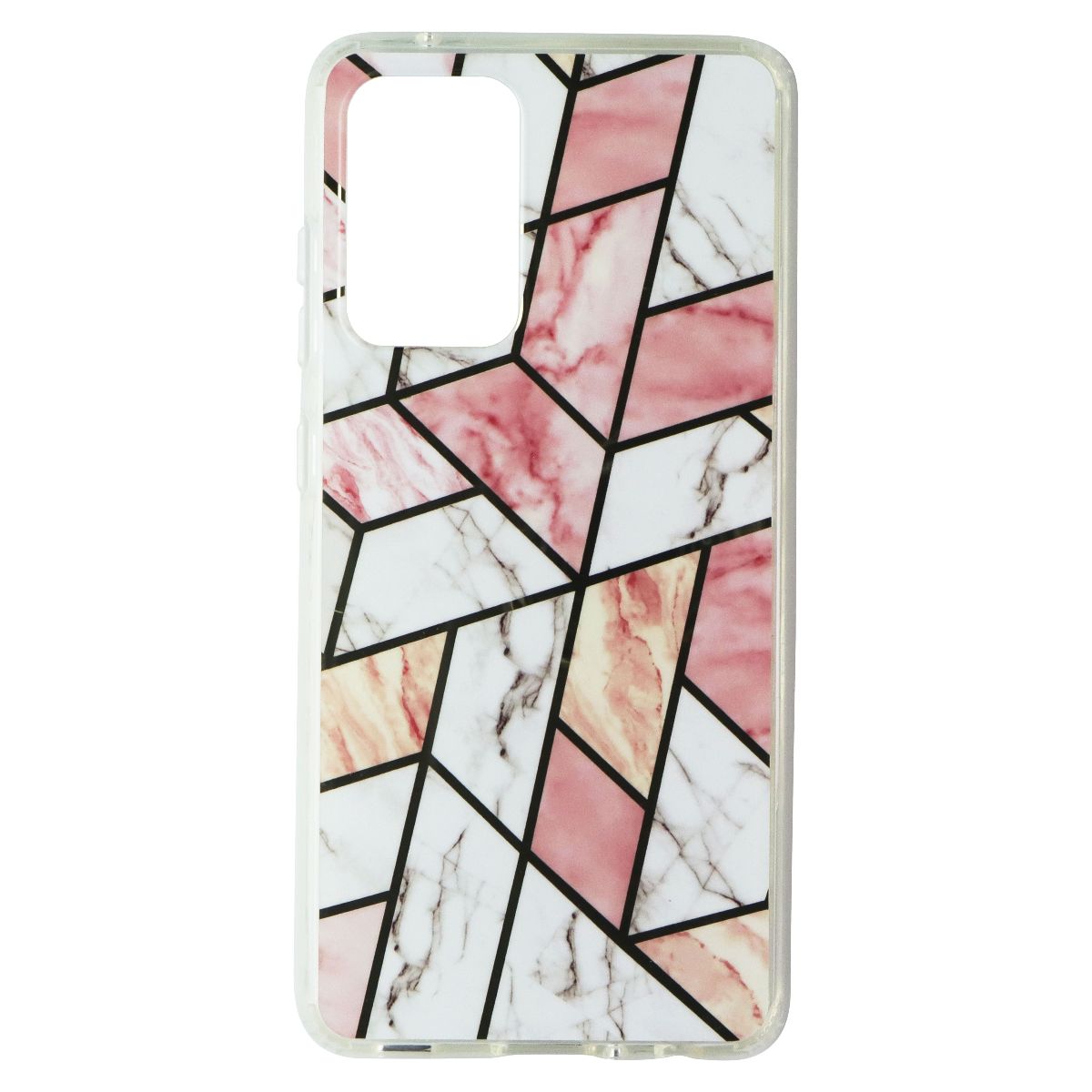 MyBat Geometric Case for Samsung Galaxy A52 5G - Pink / White Cell Phone - Cases, Covers & Skins MyBat - Simple Cell Bulk Wholesale Pricing - USA Seller