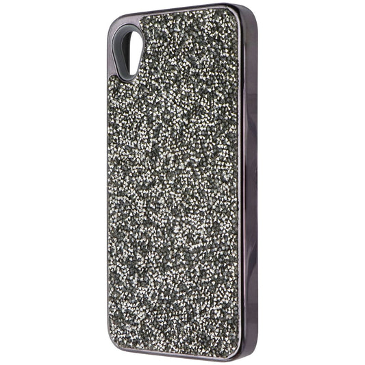 Mybat Encrusted Rhinestones Hybrid Case for Motorola Moto E6 - Gun Metal Cell Phone - Cases, Covers & Skins MyBat - Simple Cell Bulk Wholesale Pricing - USA Seller
