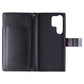 Mybat MyJacket Wallet Case for Samsung Galaxy S23 Ultra - Black Leather Cell Phone - Cases, Covers & Skins MyBat - Simple Cell Bulk Wholesale Pricing - USA Seller