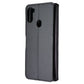 MyBat MyJacket Wallet Element Series Case for Samsung Galaxy A11 - Black Leather Cell Phone - Cases, Covers & Skins MyBat - Simple Cell Bulk Wholesale Pricing - USA Seller