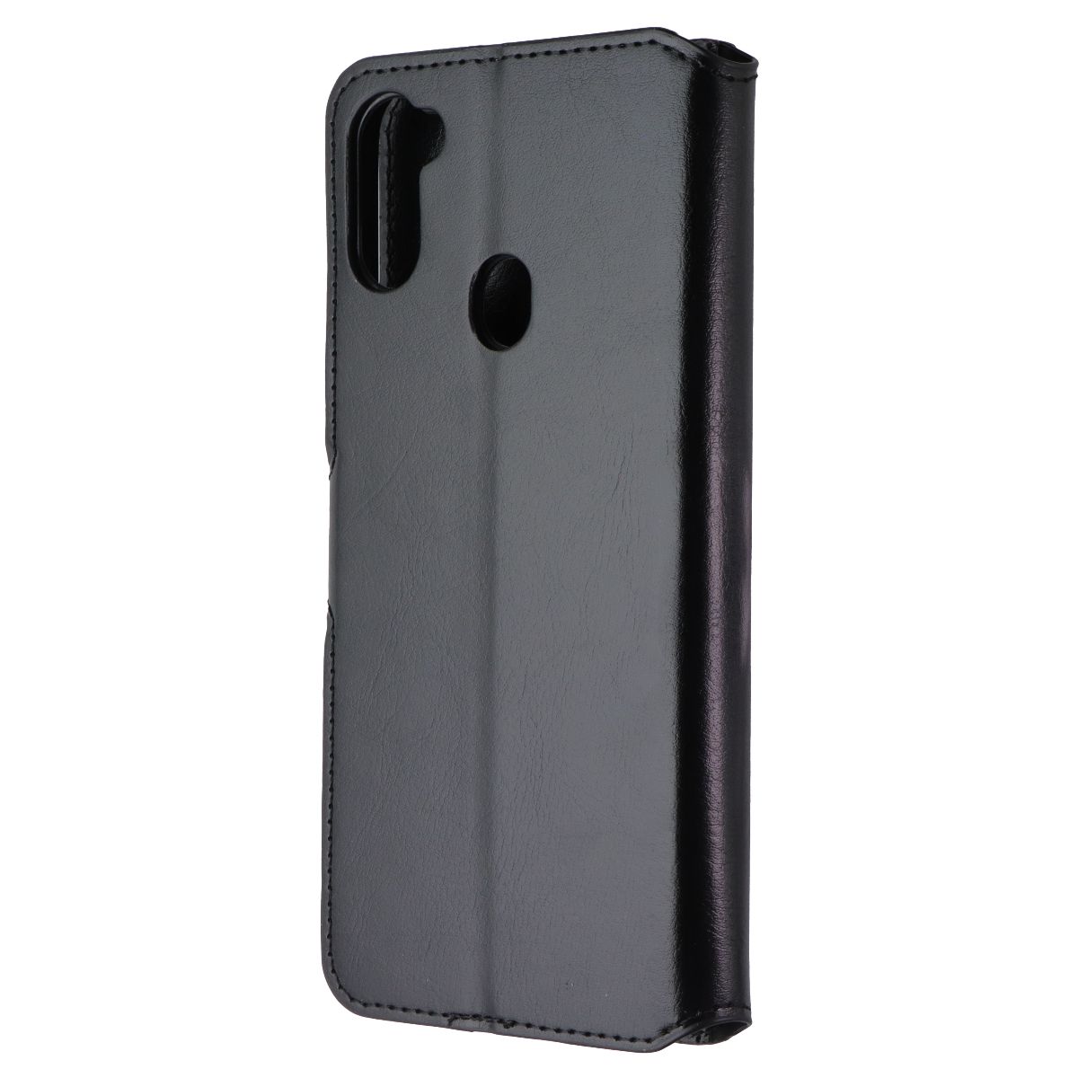 MyBat MyJacket Wallet Element Series Case for Samsung Galaxy A11 - Black Leather Cell Phone - Cases, Covers & Skins MyBat - Simple Cell Bulk Wholesale Pricing - USA Seller