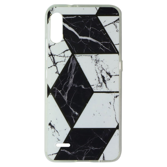 MyBat Fusion Series Case for LG K22 - Electroplated Black Marble Cell Phone - Cases, Covers & Skins MyBat - Simple Cell Bulk Wholesale Pricing - USA Seller