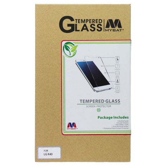 MyBat Tempered Glass 9H Screen Protector for LG K40 Smartphones Cell Phone - Screen Protectors MyBat - Simple Cell Bulk Wholesale Pricing - USA Seller