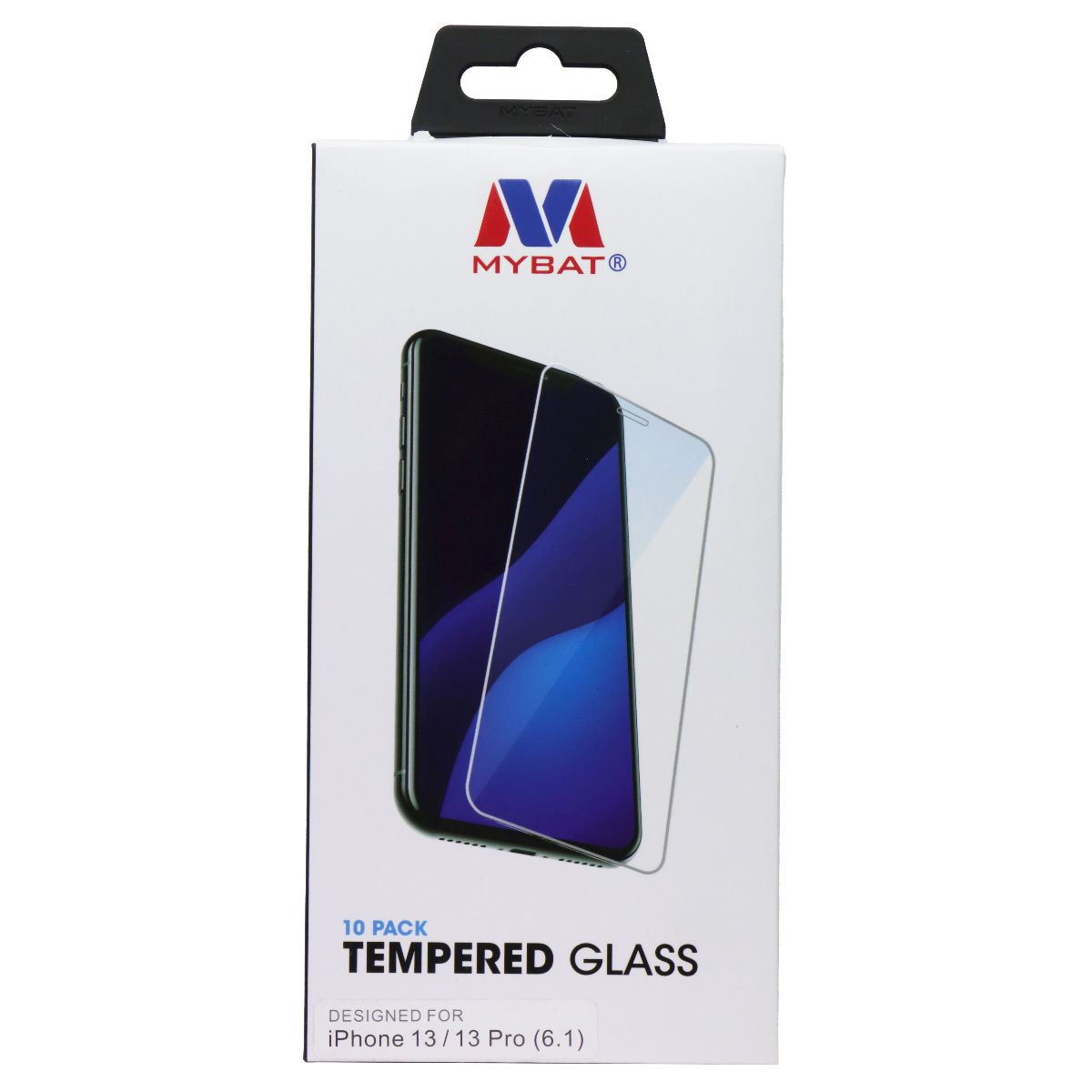 Mybat Tempered Glass Screen Protector for Apple iPhone 13 / 13 Pro - 10 Pack
