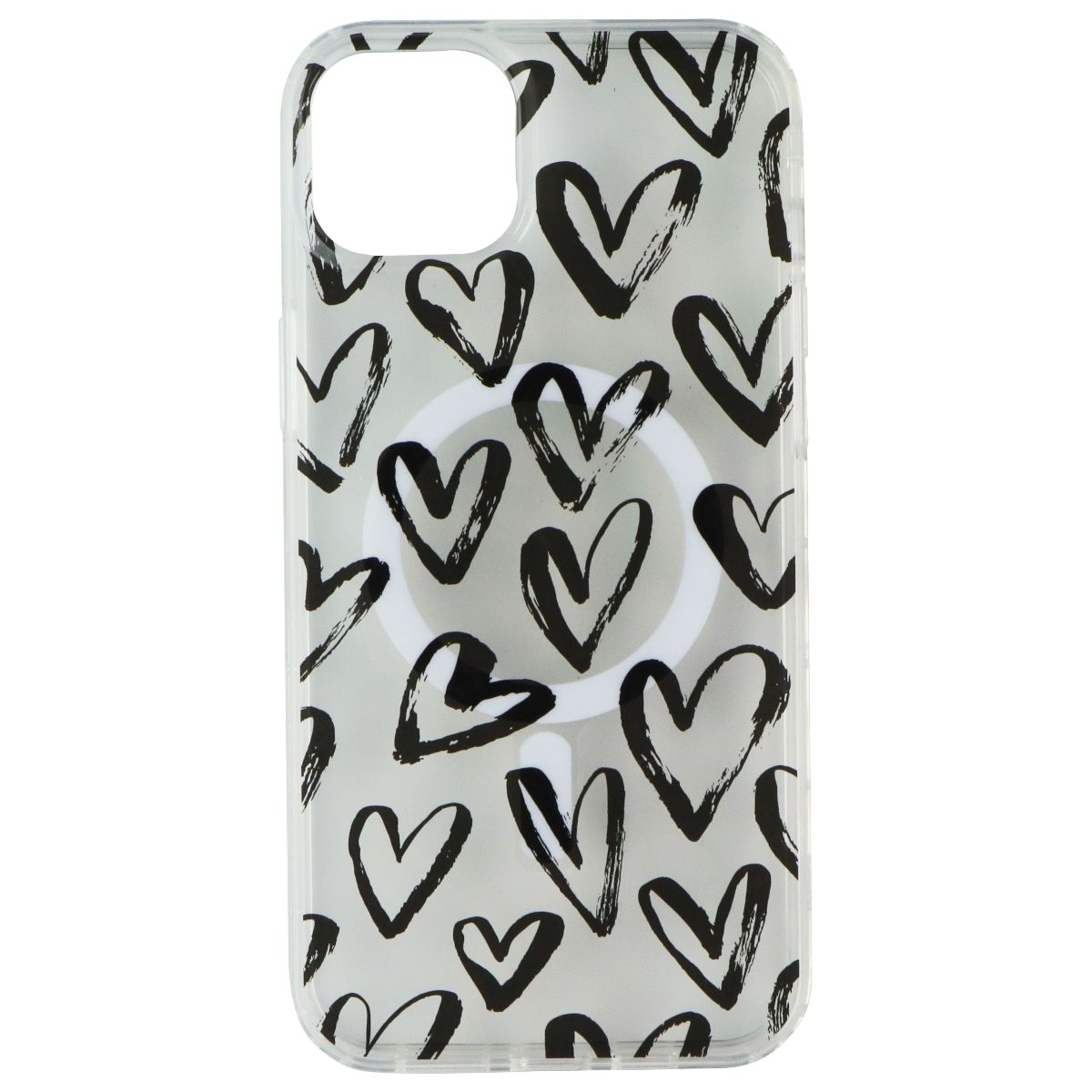 MyBat Pro Mood Series Case for MagSafe for iPhone 14 Plus - Black Hearts