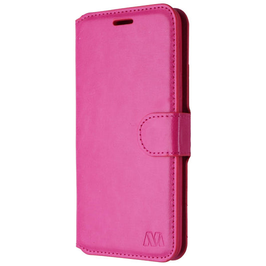 MyBat MyJacket Wallet Element Series Case for Motorola Moto E6 - Pink Leather Cell Phone - Cases, Covers & Skins MyBat - Simple Cell Bulk Wholesale Pricing - USA Seller