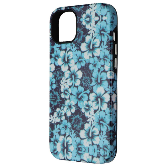 Mybat Pro Fuse Series Case for MagSafe for iPhone 14 Plus - Blue Hibiscus