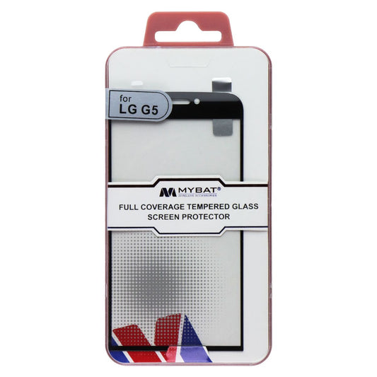 MyBat Full Coverage Tempered Glass Screen Protector for LG G5 - Black Edges Cell Phone - Screen Protectors MyBat - Simple Cell Bulk Wholesale Pricing - USA Seller