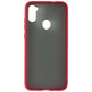 MyBat Frost Hybrid Series Case for Samsung Galaxy A11 - Smoke / Red Cell Phone - Cases, Covers & Skins MyBat - Simple Cell Bulk Wholesale Pricing - USA Seller