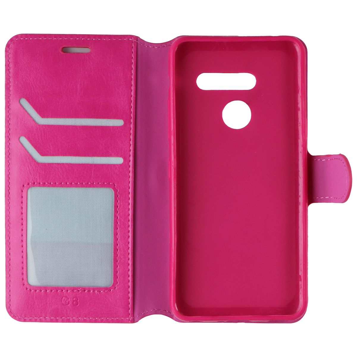 MyBat MyJacket Wallet Element Series Case for LG G8 Thinq - Hot Pink Cell Phone - Cases, Covers & Skins MyBat - Simple Cell Bulk Wholesale Pricing - USA Seller
