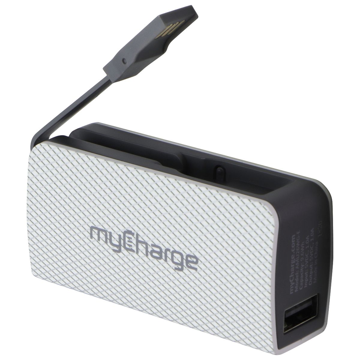 myCharge AmpMini 2600mAh Dual USB Port Portable Charger - White Cell Phone - Chargers & Cradles myCharge    - Simple Cell Bulk Wholesale Pricing - USA Seller