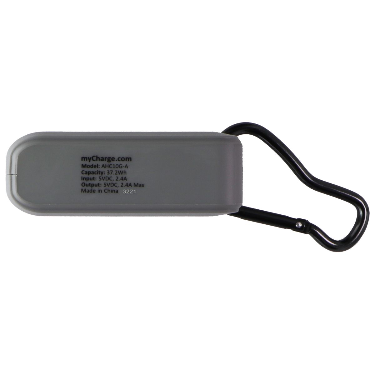 myCharge Adventure H20 Portable Charger (10,050mAh) - Gray/Black Cell Phone - Chargers & Cradles myCharge    - Simple Cell Bulk Wholesale Pricing - USA Seller