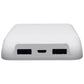 myCharge Unplugged 8K Fast Wireless Dual USB Powerbank - White (UPB80WW-A) Cell Phone - Chargers & Cradles myCharge    - Simple Cell Bulk Wholesale Pricing - USA Seller