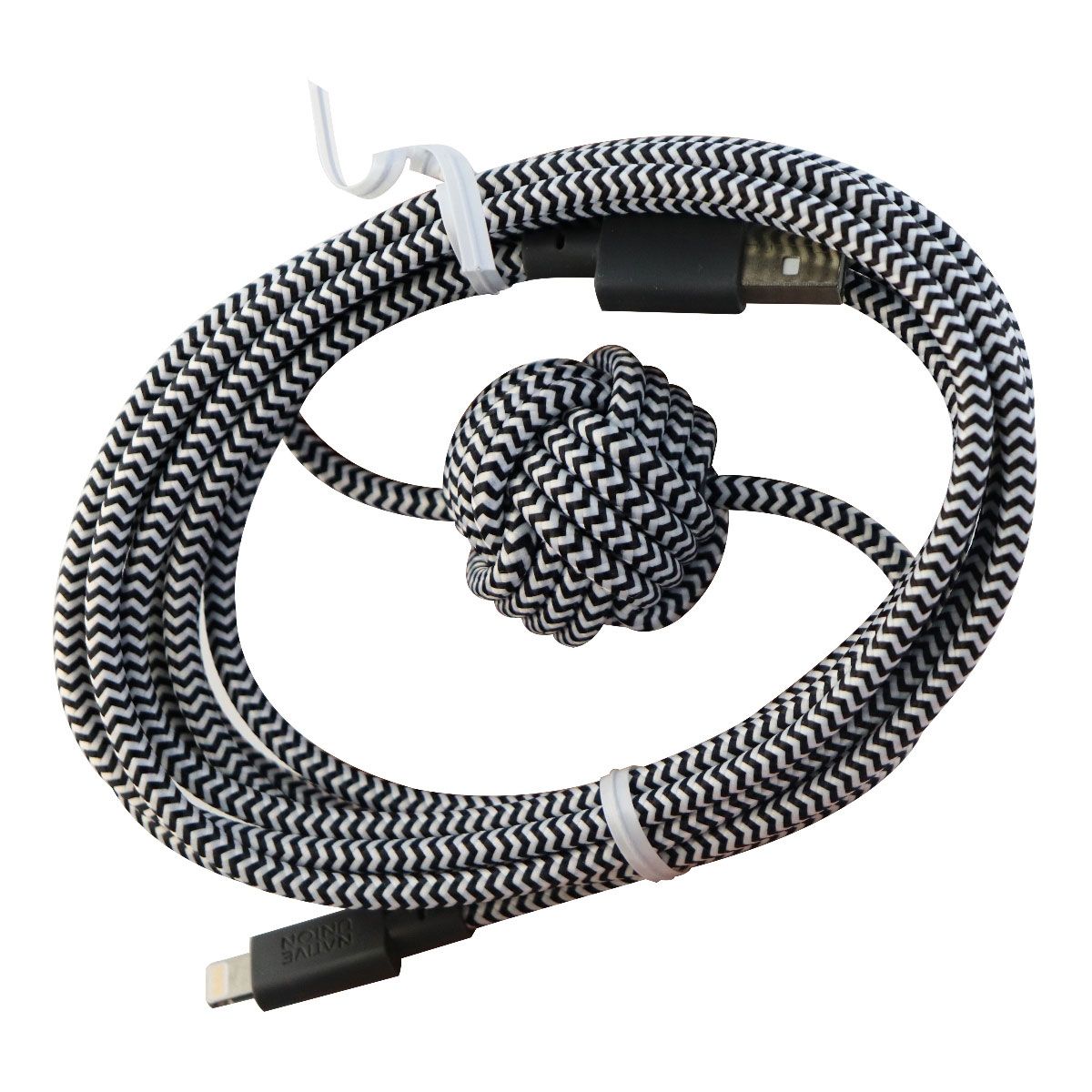 Native Union Night Series MFI Cable for Apple Devices - (10ft / 3m) - Zebra Cell Phone - Cables & Adapters Native Union - Simple Cell Bulk Wholesale Pricing - USA Seller