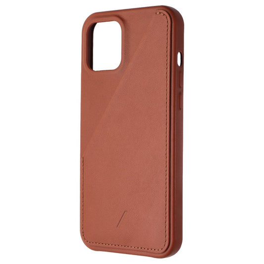 Native Union Clic Card Case for Apple iPhone 12 Pro Max - Tan Leather Cell Phone - Cases, Covers & Skins Native Union    - Simple Cell Bulk Wholesale Pricing - USA Seller