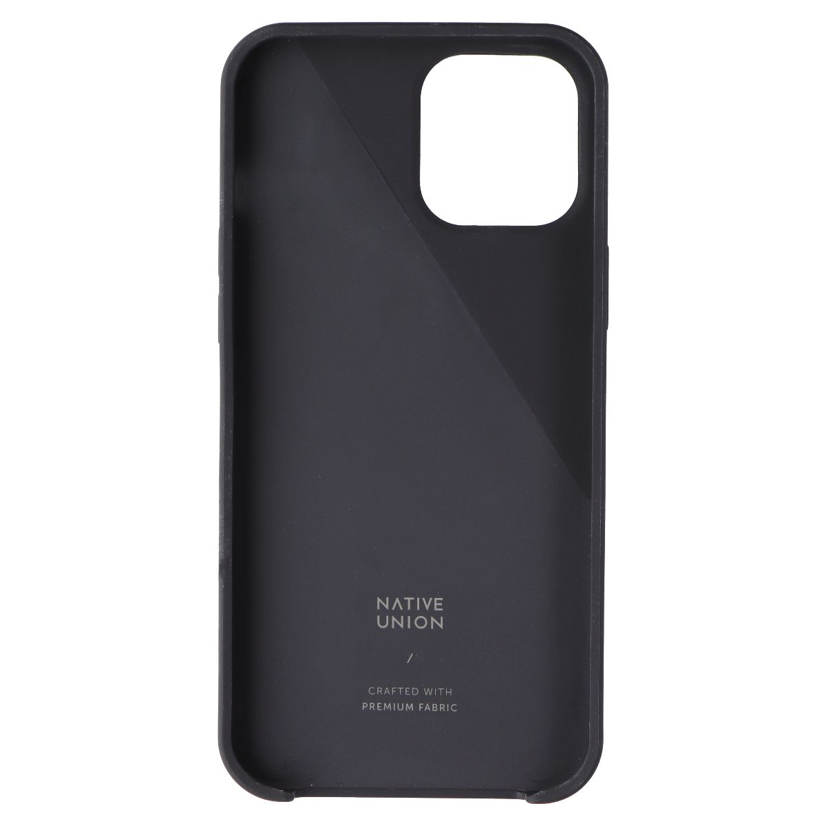 Native Union Clic Canvas Series Case for Apple iPhone 12 Pro Max - Black Cell Phone - Cases, Covers & Skins Native Union - Simple Cell Bulk Wholesale Pricing - USA Seller