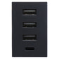 Native Union Smart Hub Bridge (3x USB-A / 1x USB-C / 2x AC Outlets) - Gray Cell Phone - Chargers & Cradles Native Union - Simple Cell Bulk Wholesale Pricing - USA Seller