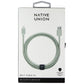 Native Union Belt Cable XL 10FT USB-A to Lightning 8-Pin - Green Cell Phone - Cables & Adapters Native Union    - Simple Cell Bulk Wholesale Pricing - USA Seller