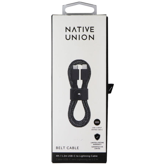 Native Union 4ft USB-C to Lightning 8-Pin Belt Cable - Black