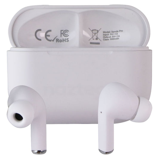 Naztech Xpods PRO True Wireless Noise Cancelling Ear Buds - White Portable Audio - Headphones Naztech - Simple Cell Bulk Wholesale Pricing - USA Seller