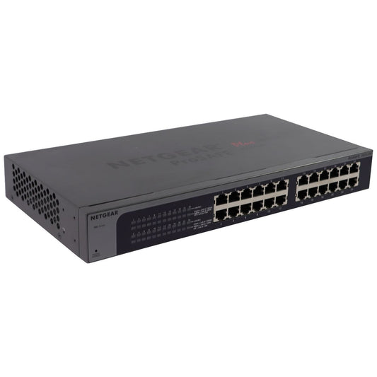 Netgear ProSafe Plus 24-Port Gigabit Ethernet Switch (JGS524EV2) - Gray Networking - Network Switches Netgear - Simple Cell Bulk Wholesale Pricing - USA Seller