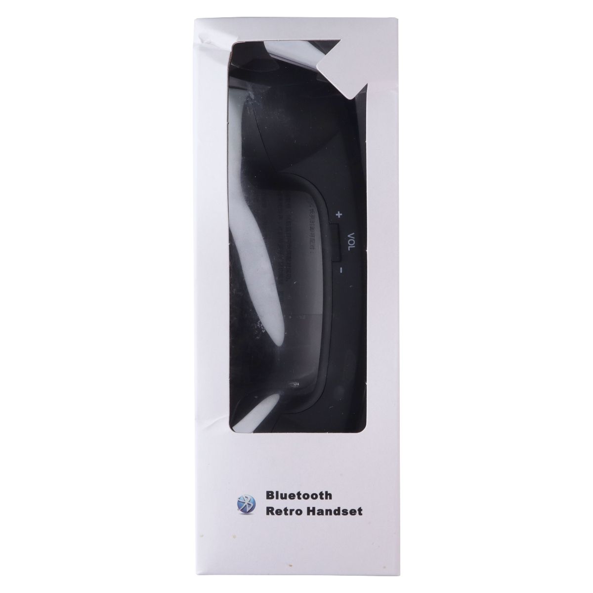 NFXSL Bluetooth Retro Handset Phone with Charging Cable - Black